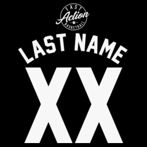 OFFICIAL LEAGUE SPONSORED PERSONALIZED BASKETBALL JERSEY - YOUR JERSEY NUMBER BACK & FRONT Design