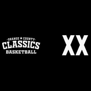 CLASSICS - 9-INCH PERSONALIZED BASKETBALL SHORTS - JERSEY NUMBER LEFT LEG & LOGO RIGHT LEG Design