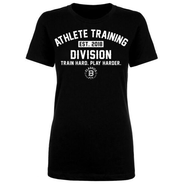 CLASSICS BFIT - TRAIN HARD PLAY HARDER - WOMEN'S FITTED T-SHIRT - QNZ4JW Thumbnail