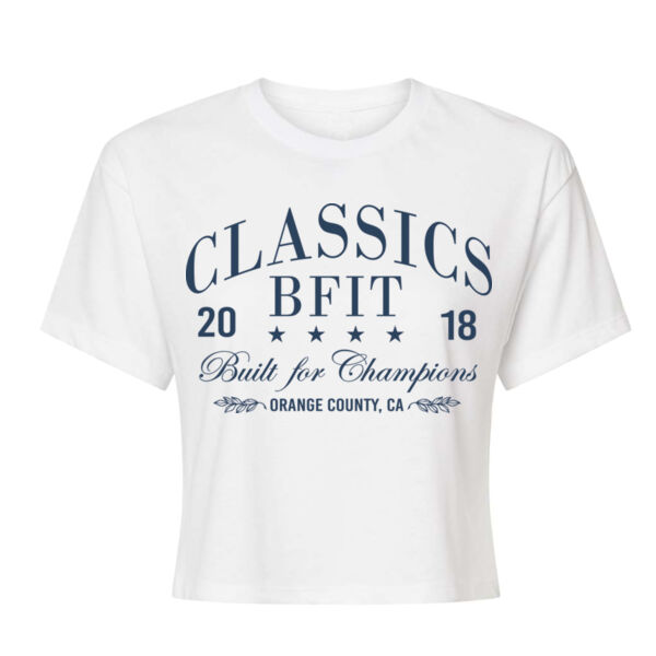 CLASSICS BFIT - BUILT FOR CHAMPIONS - WOMEN'S CROPPED T-SHIRT - $YV67UK$ Thumbnail