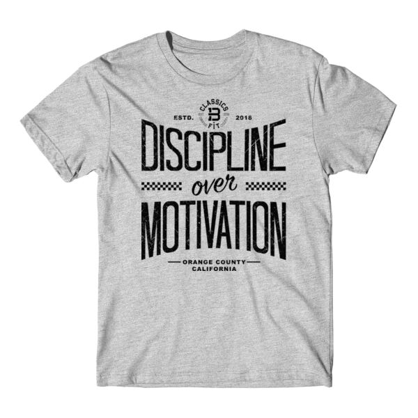 DISCIPLINE OVER MOTIVATION - T-SHIRT - $7C63J1$ Thumbnail