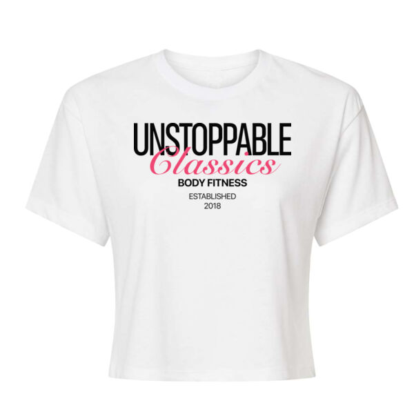 UNSTOPPABLE - WOMEN'S CROP T-SHIRT - $Q793UW$ Thumbnail