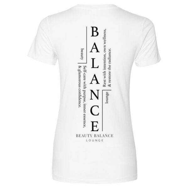 BALANCE - WOMEN'S FITTED T-SHIRT - $E4XQFV$ Thumbnail